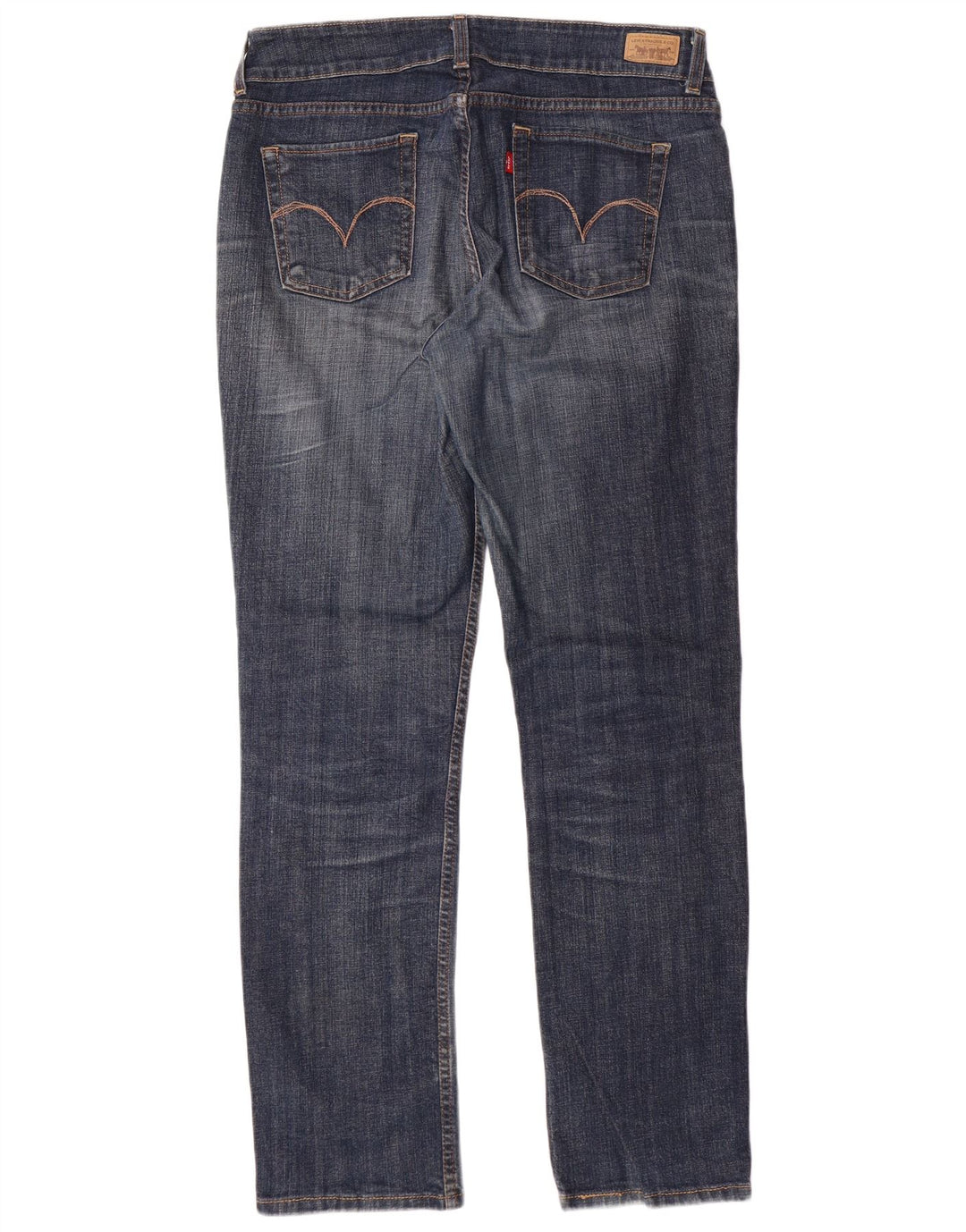 LEVI'S Jeans rectos para mujer US 12 grande W34 L32 algodón azul