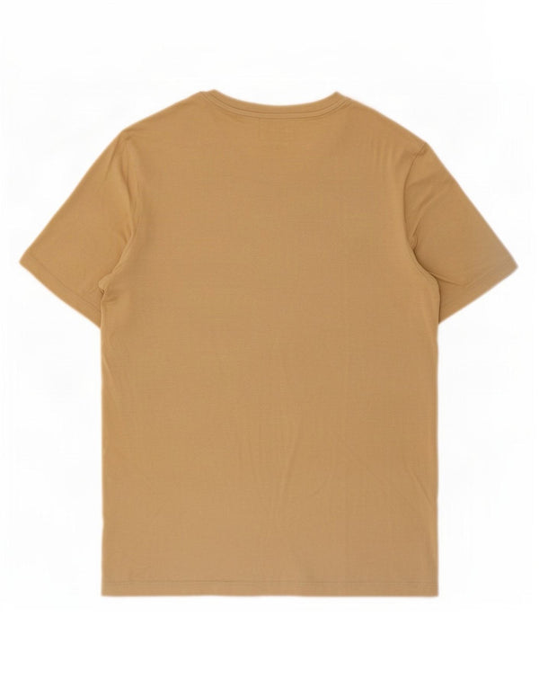 Jack & Jones Hombre Camiseta Gráfica Top Small Beige Algodón