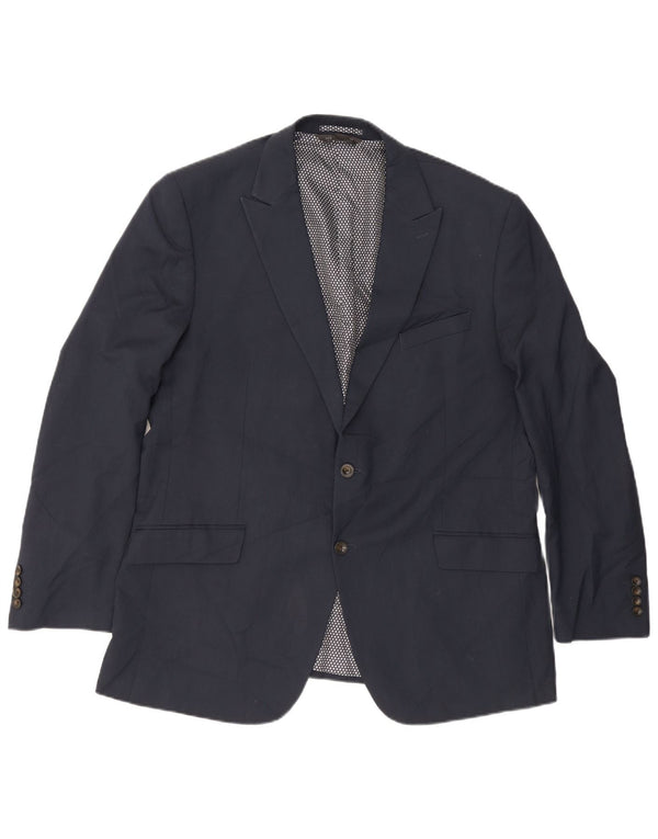 Marks & Spencer Chaqueta tipo blazer de 2 botones para hombre UK 46 XL Azul marino