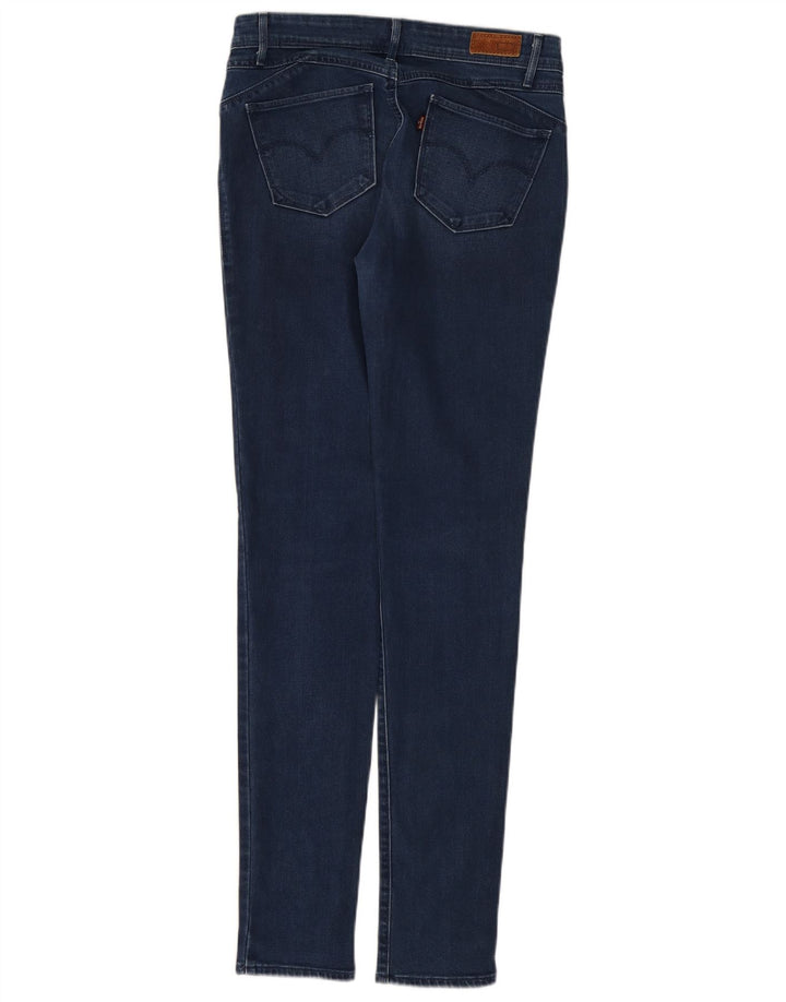 LEVI'S Womens Skinny Jeans W27 L34 Blue Cotton