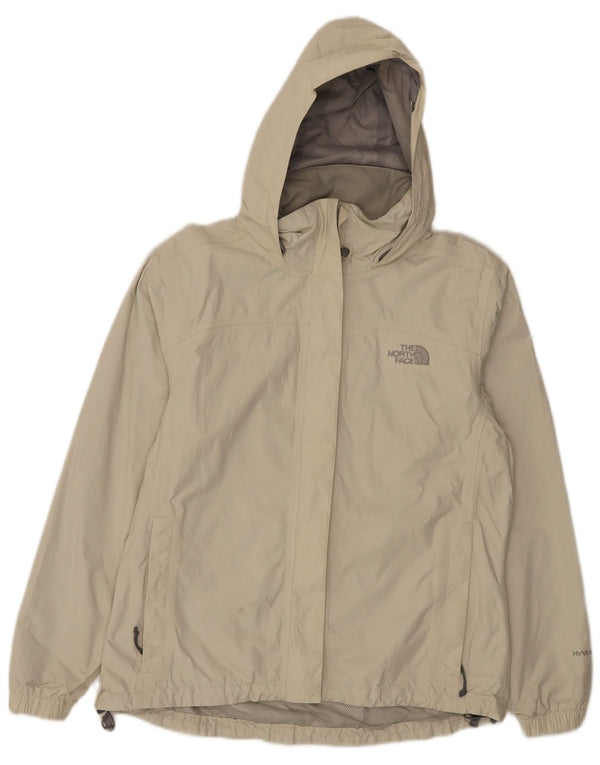 The North Face Chaqueta impermeable con capucha para mujer UK 44 Medium Beige Nylon