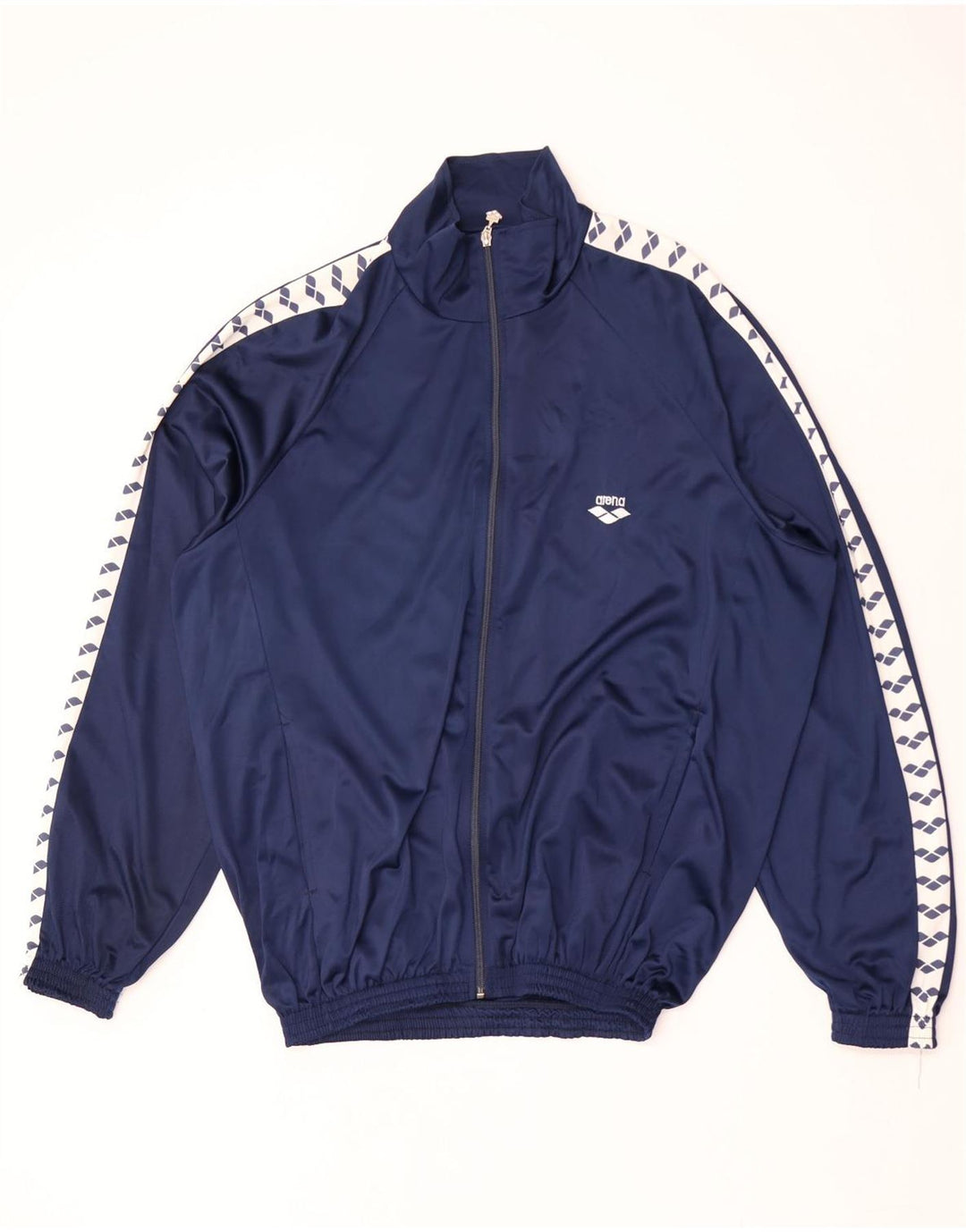 Arena Hombre Graphic Chándal Top Chaqueta XL Azul Marino Colorblock Poliéster