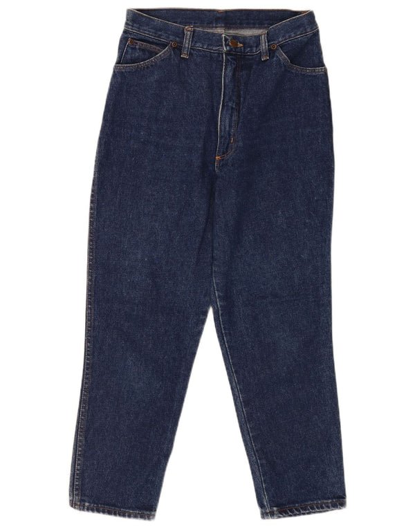 Vaqueros Wrangler Mujer Crop De Cintura Alta W31 L26 Algodón Azul