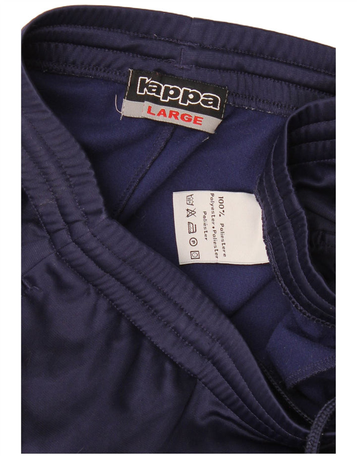 KAPPA Pantalón Chándal Hombre Large Azul Marino Poliéster