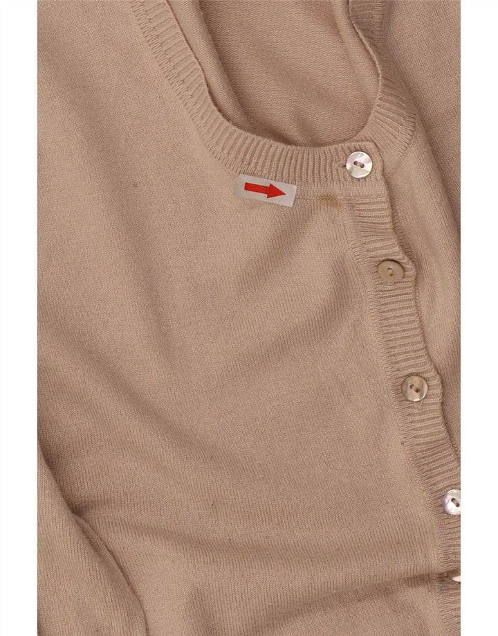 John Lewis - Cárdigan para mujer, talla 40, viscosa beige mediana