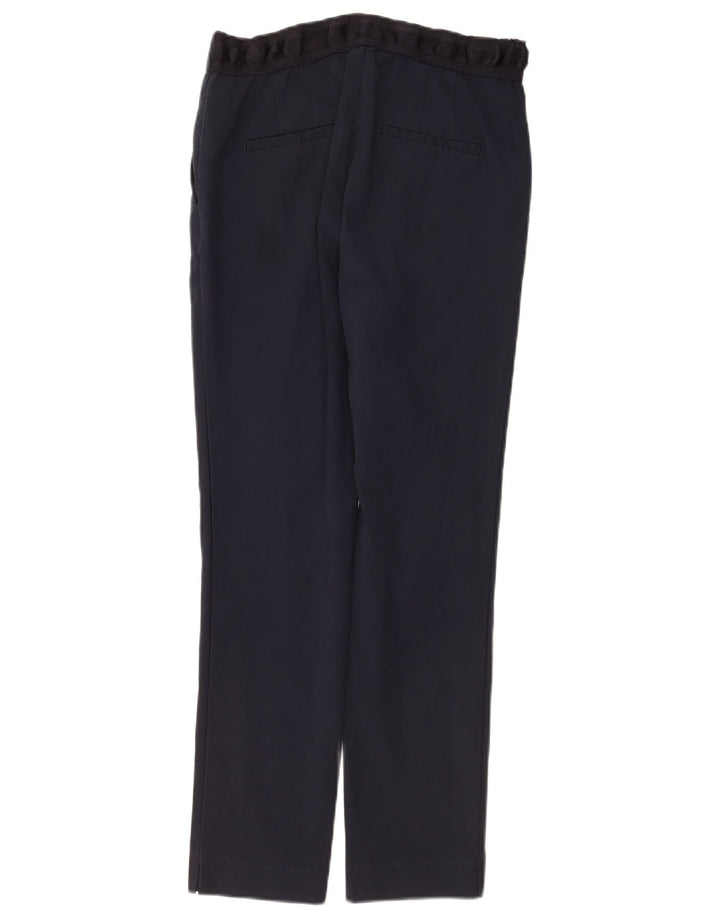 Zara Mujer Pantalón Chino Slim Medium W30 L28 Algodón Negro