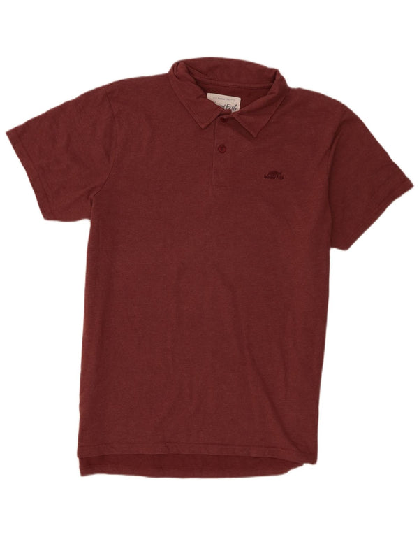 Weird Fish Polo Hombre XL Algodón Burdeos