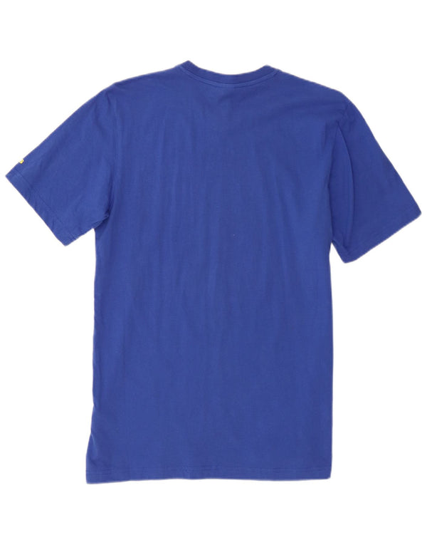 Adidas Hombre Boston Marathon Graphic Camiseta Top Algodón Azul Medio