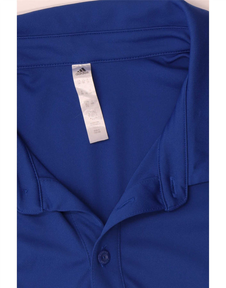 Adidas Polo Aeroready para hombre 2XL Poliéster azul