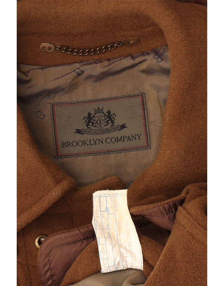 Trenca con capucha Brooklyn para hombre IT 52 XL Lana marrón