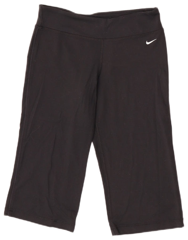Nike Leggings Capri para Mujer Reino Unido 12/14 Mediano Negro Nylon