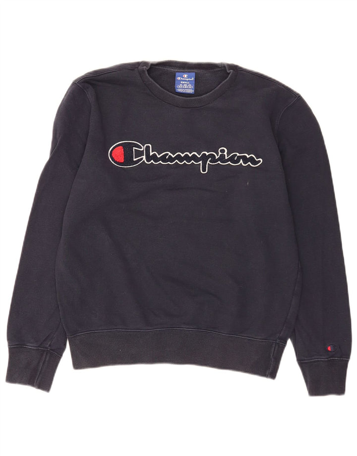 Champion Sudadera Gráfica para Hombre Jersey Pequeño Algodón Azul Marino