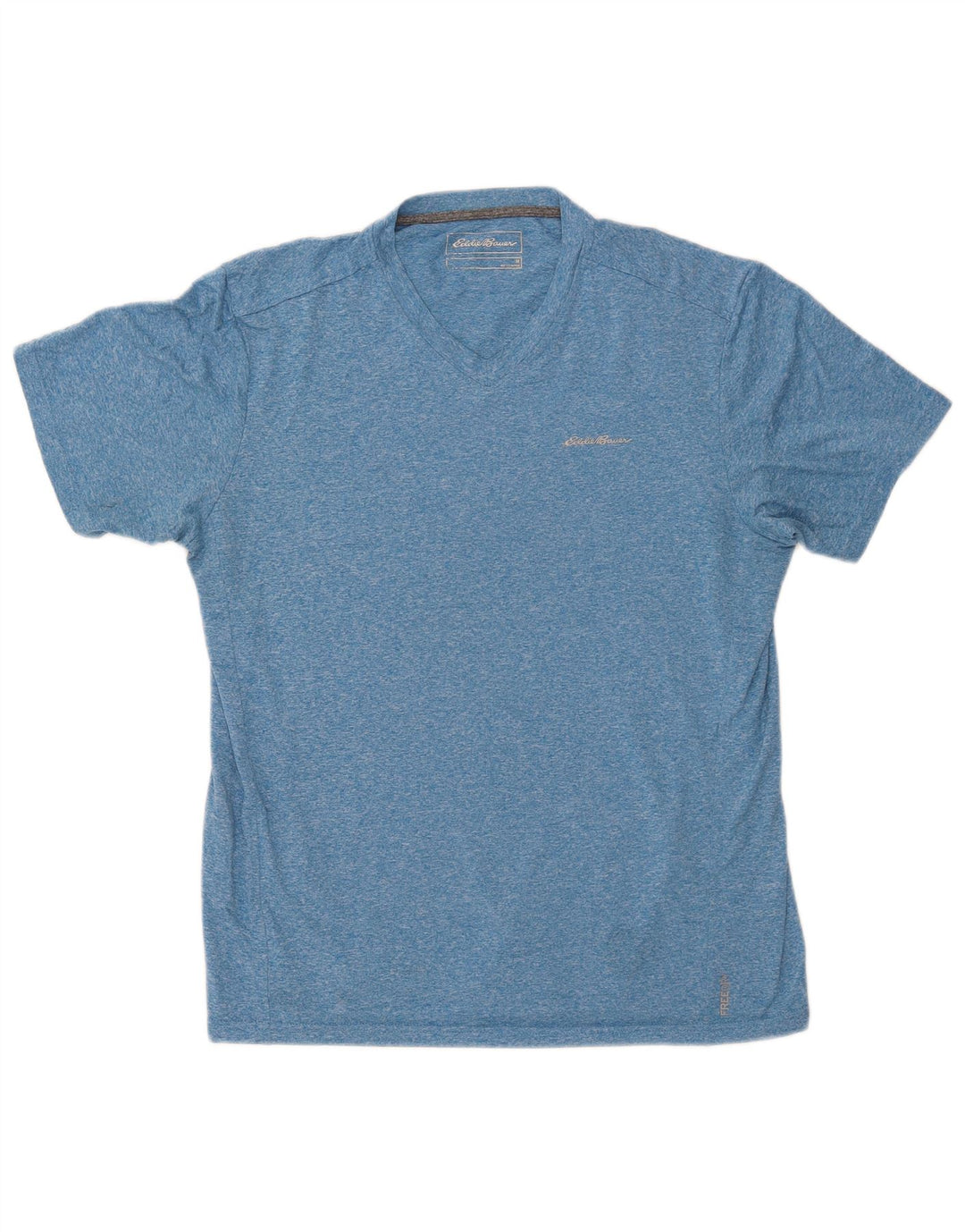 EDDIE BAUER Camiseta Hombre Top Poliéster Moteado Azul Medio