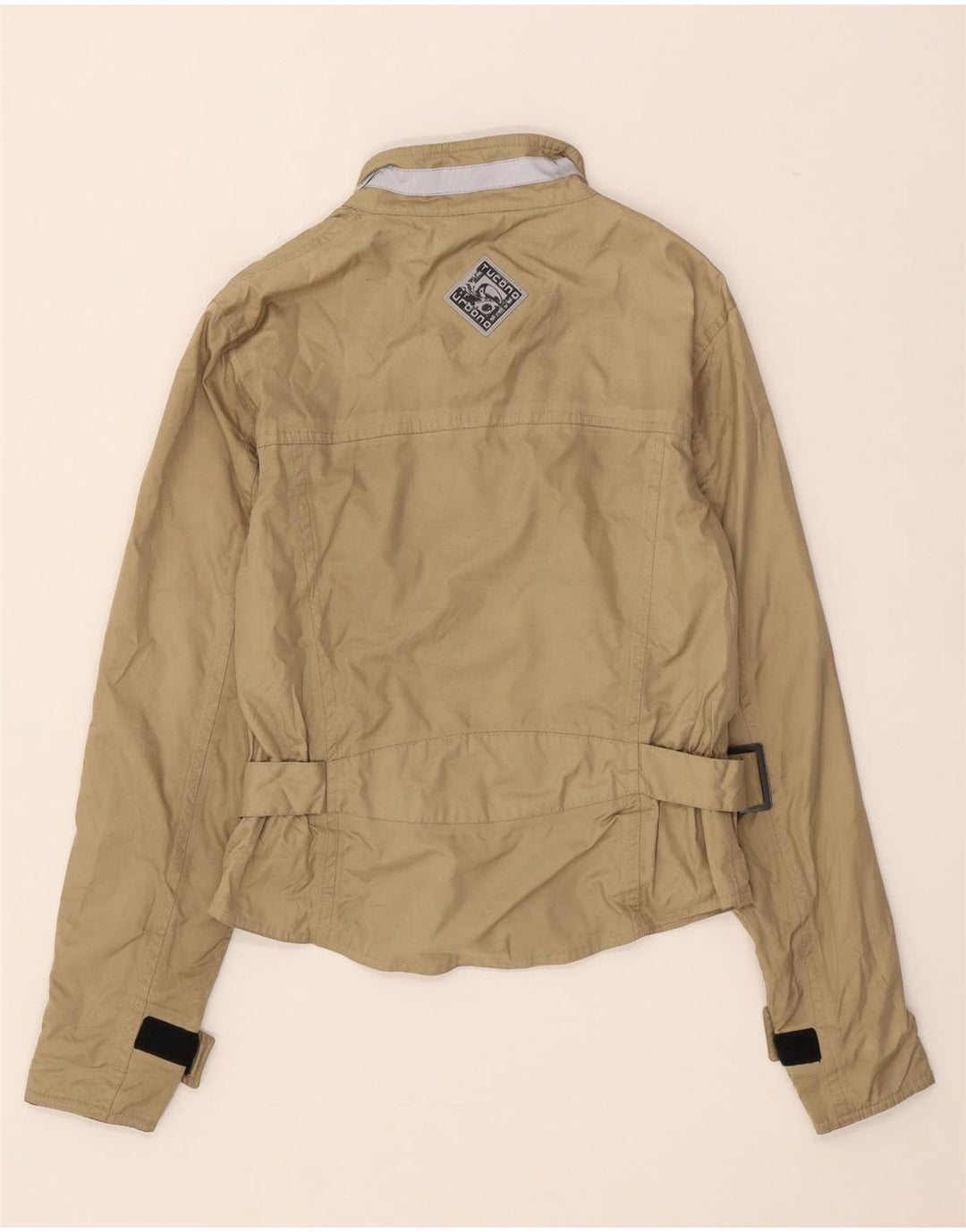 Tucano Urbano Chaqueta utilitaria extragrande para mujer UK 6 XS Beige Poliéster