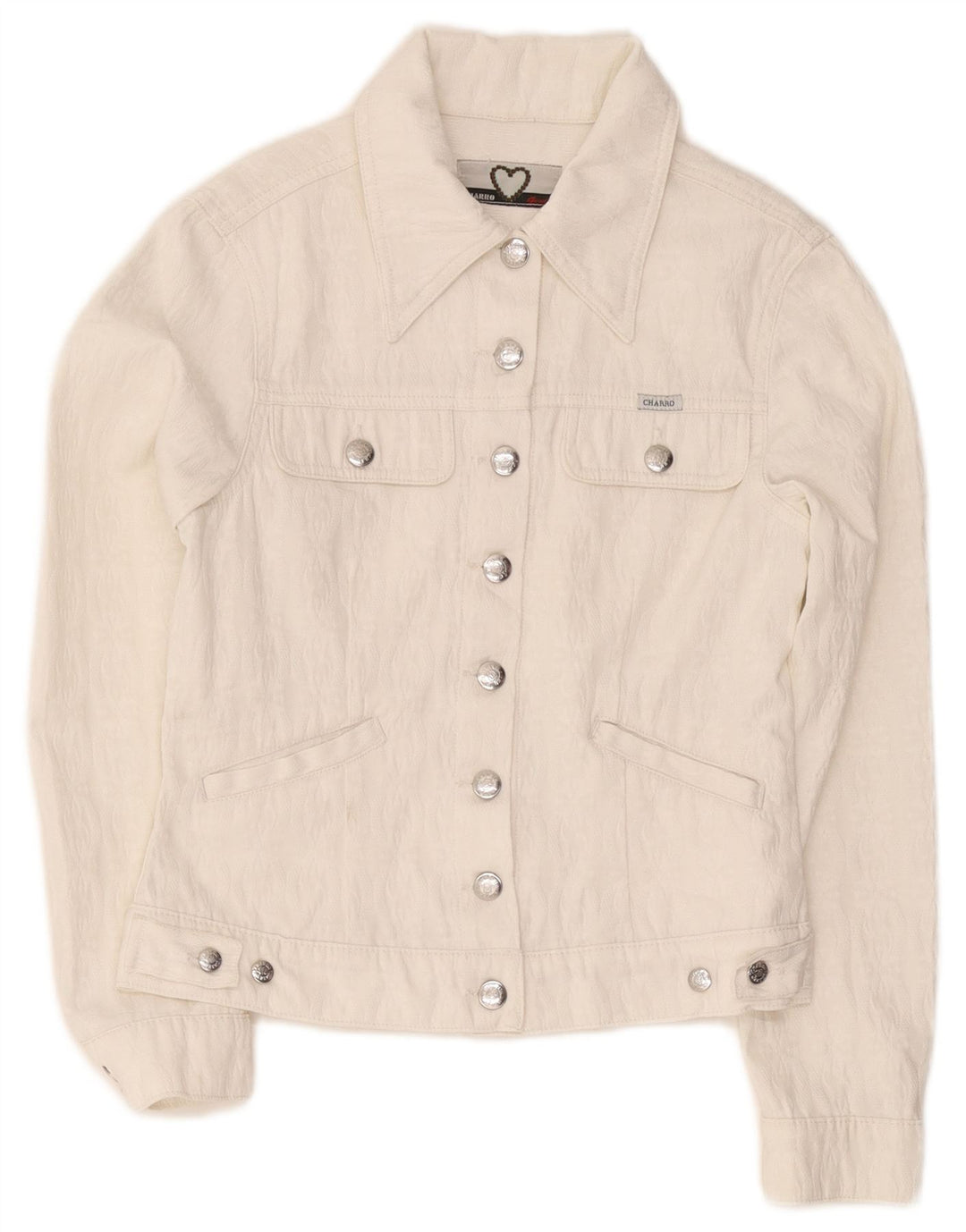 Chaqueta Utilitaria Charro Niña 10-11 Años Mediana Blanco Poliéster