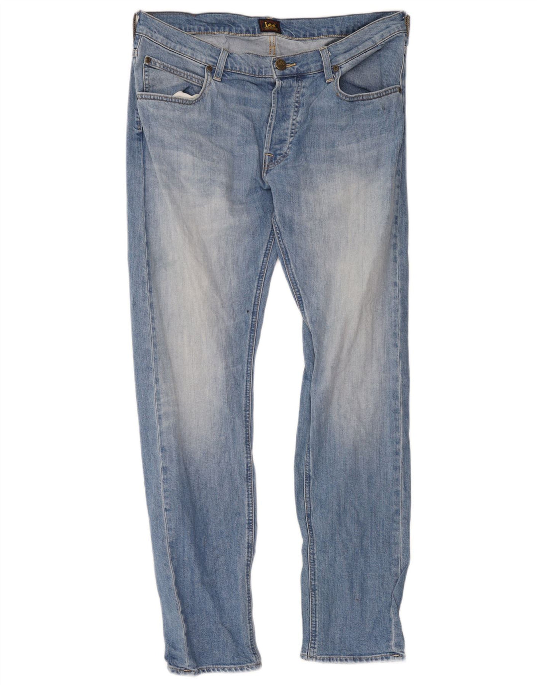 Lee Vaqueros Rectos Daren para Hombre W34 L32 Algodón Azul