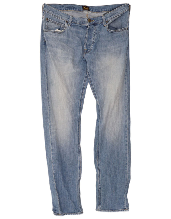 Lee Vaqueros Rectos Daren para Hombre W34 L32 Algodón Azul