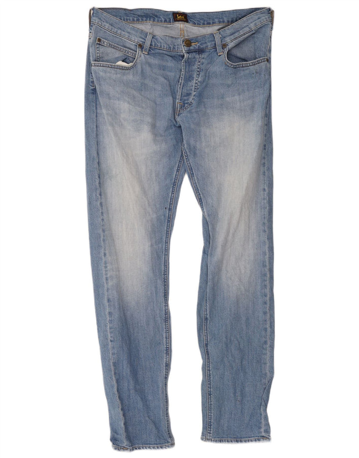 Lee Vaqueros Rectos Daren para Hombre W34 L32 Algodón Azul