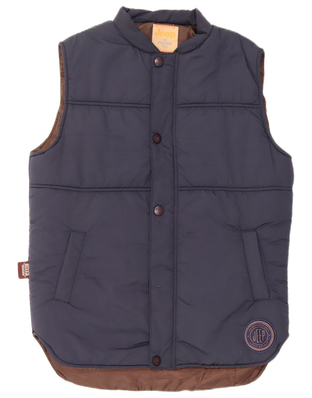 Chaleco acolchado Jeep para hombre UK 40 Large Azul marino