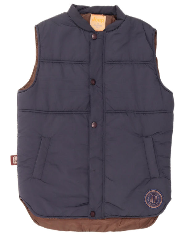 Chaleco acolchado Jeep para hombre UK 40 Large Azul marino