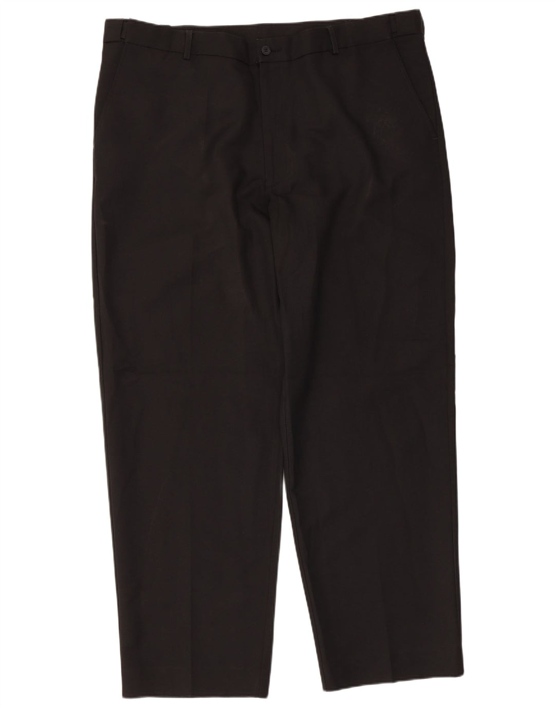 Farah Mens Tapered Chino Pantalones W42 L31 Poliéster Negro