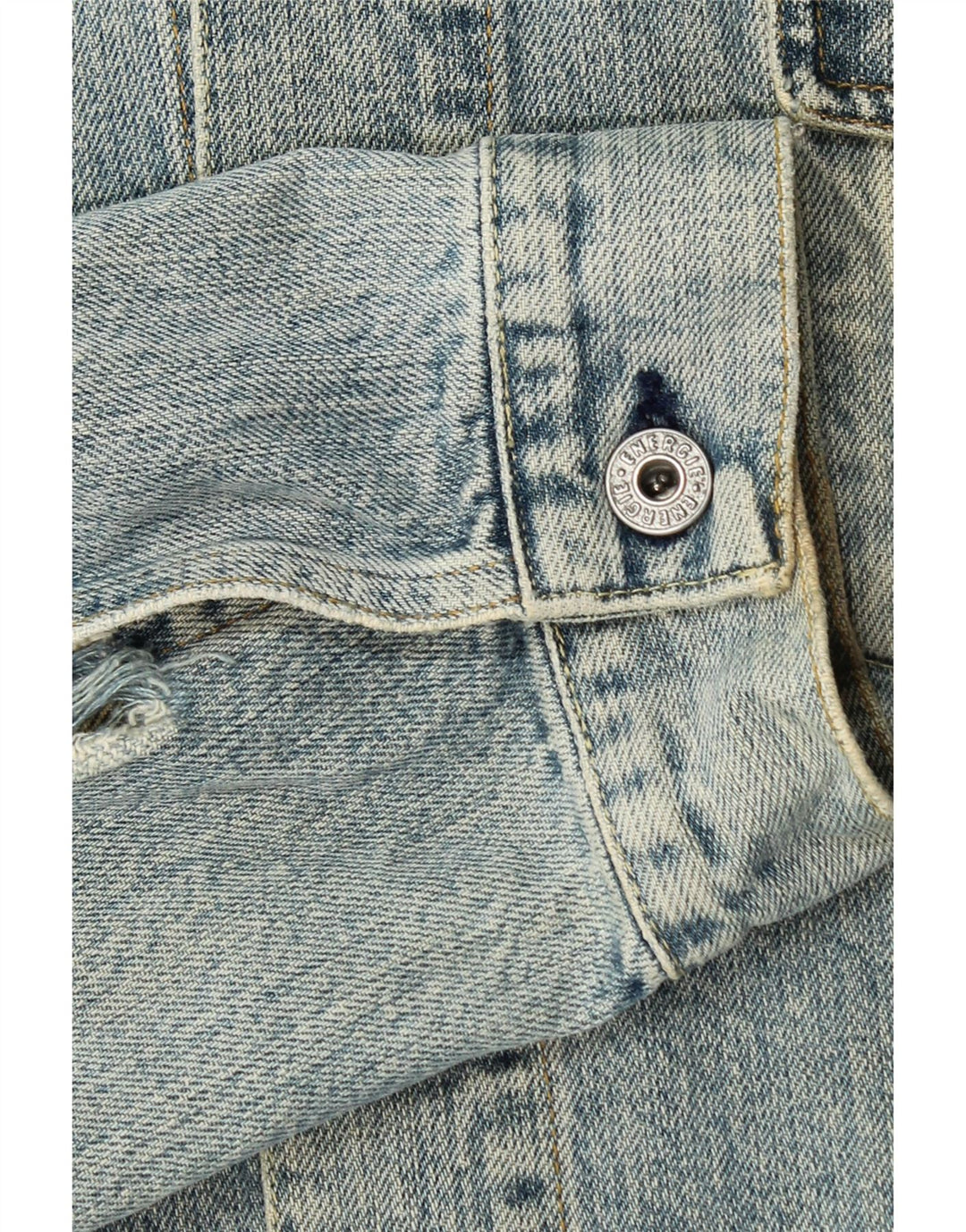 ENERGIE Womens Denim Jacket UK 20 2XL Blue Cotton Vintage Energie and Second-Hand Energie from Messina Hembry 