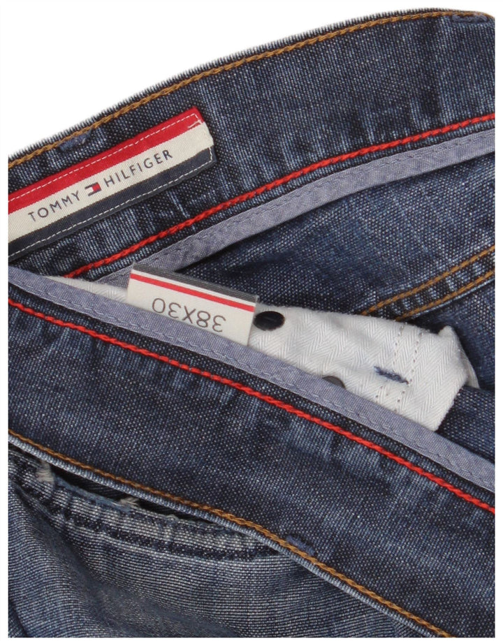 Tommy Hilfiger Vaqueros rectos para hombre W38 L30 Azul