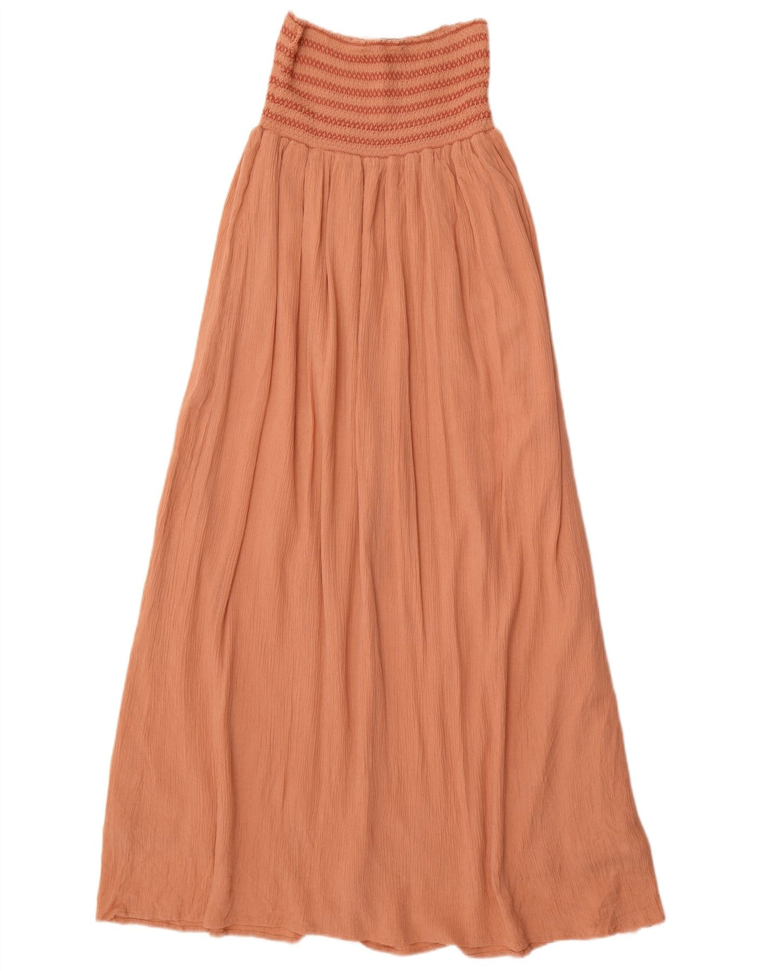 Zara Mujer Maxi Falda XS W24 Naranja