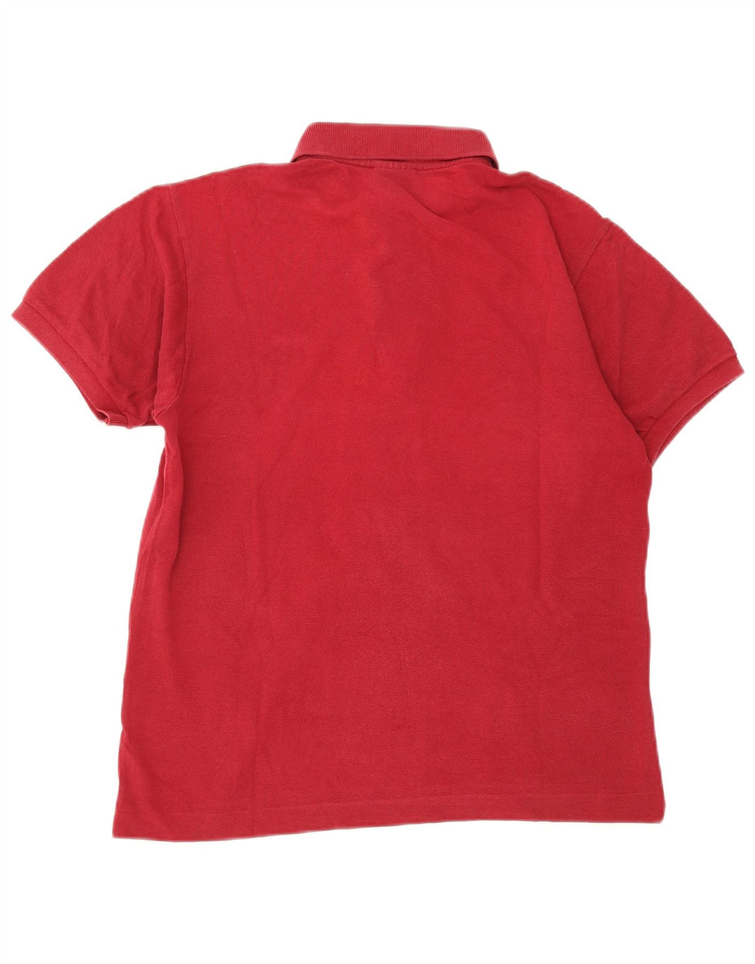 Polo Lacoste para hombre talla 4 mediano algodón rojo