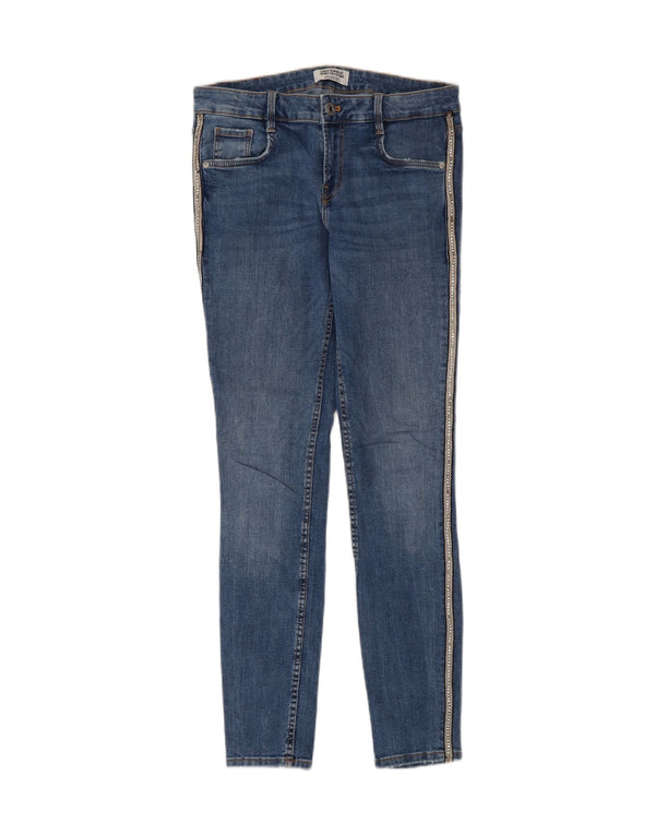 Zara Mujer Trafaluc Skinny Jeans EU 36 XS W26 L26 Algodón Azul