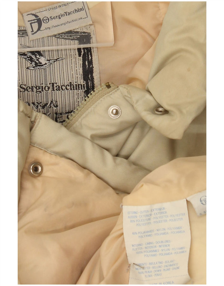 Sergio Tacchini Chaqueta Acolchada Mujer ES 40 XL Poliéster Beige