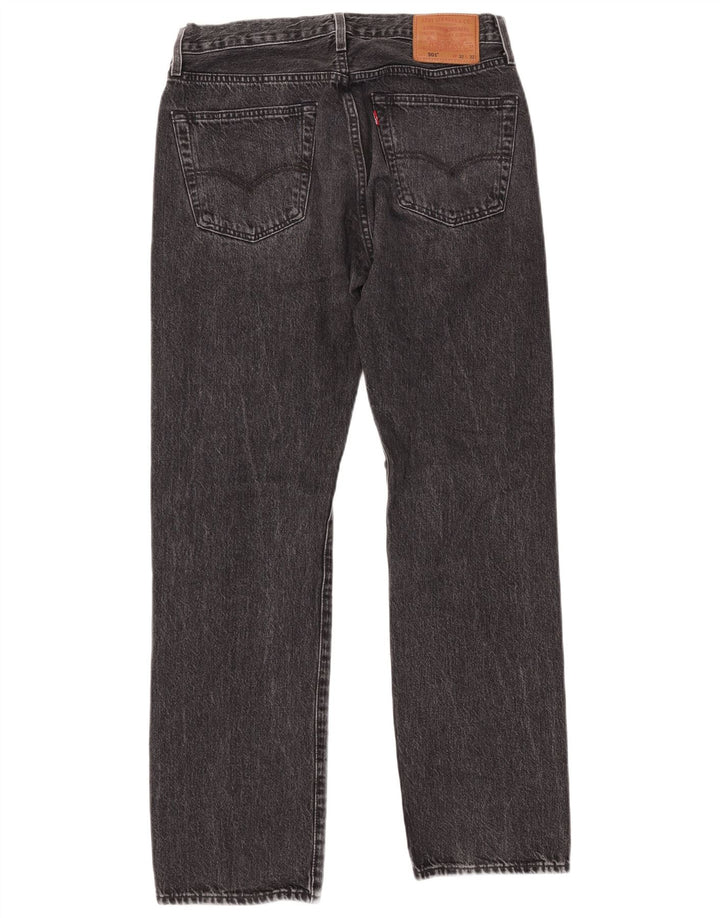 LEVI'S Jeans rectos 501 para hombre W32 L32 Algodón gris