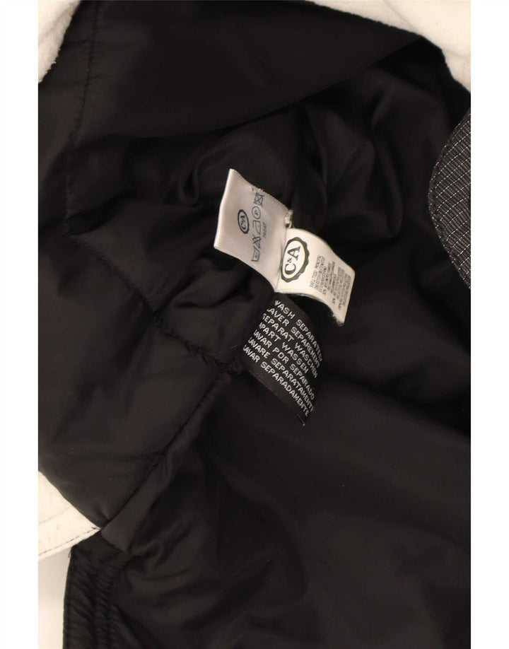 Chaqueta de esquí holgada Rodeo para mujer de C&A Nylon con bloques de color gris medio Reino Unido 44