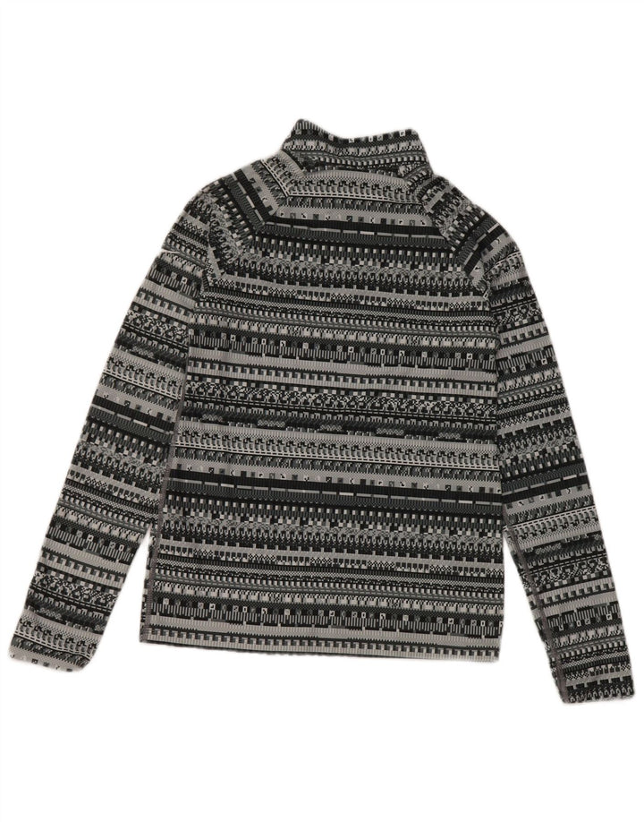 Nike - Chándal con cremallera y cuello para niña, talla grande, color gris, rayas, 12-13 años