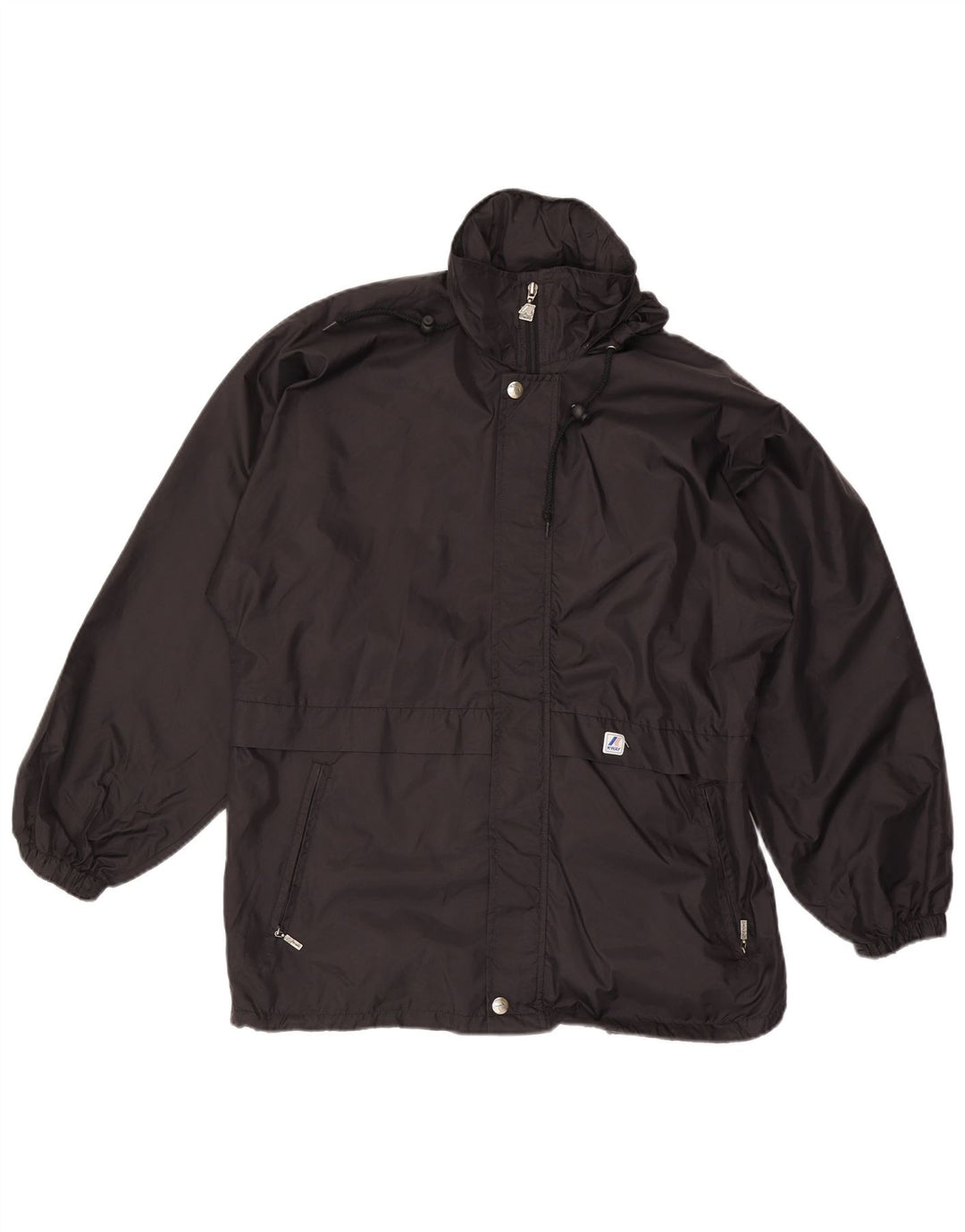K-Way Chaqueta impermeable con capucha para hombre UK 38 Medium Black