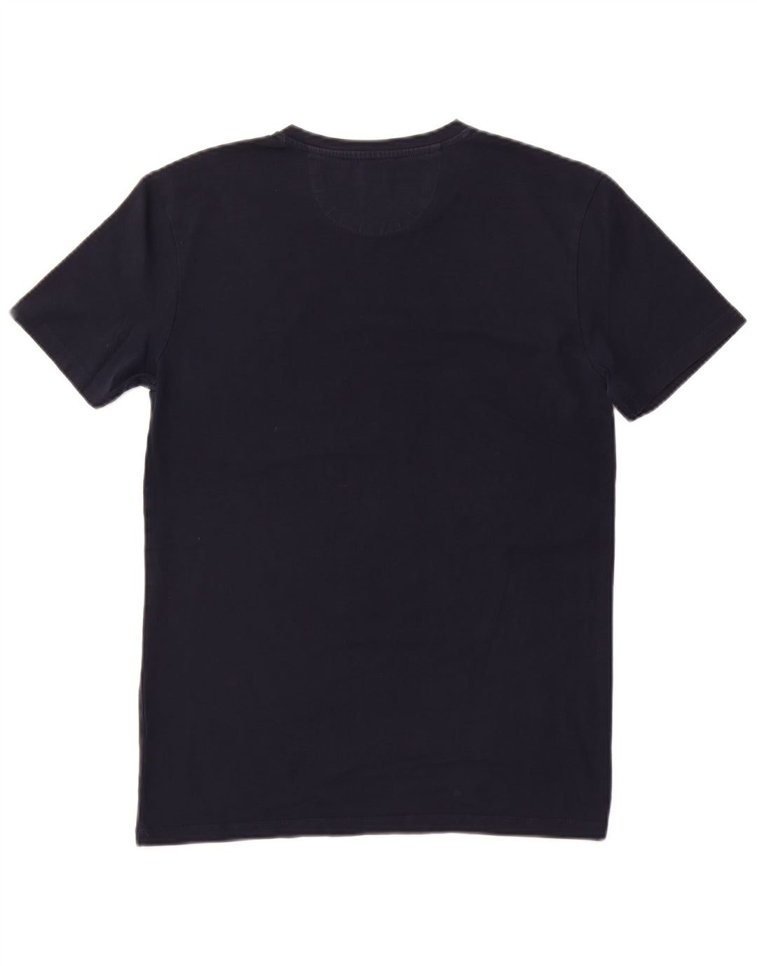 Zara Hombre Slim Fit Camiseta Top Grande Azul Marino