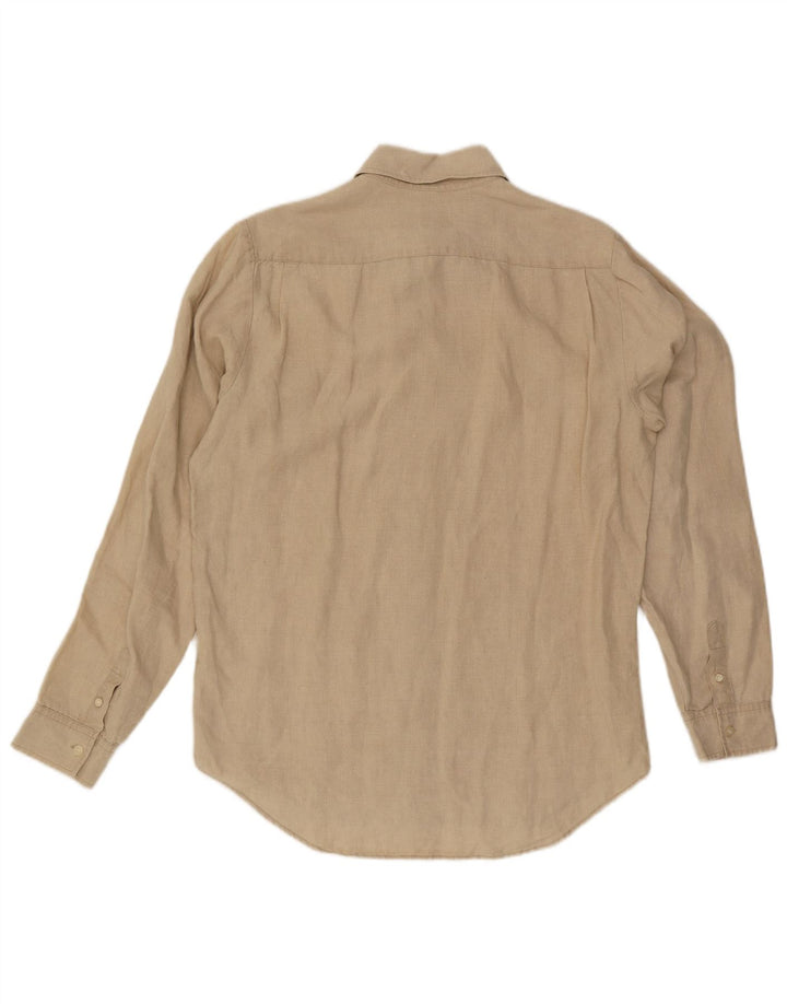 Camisa Calvin Klein Jeans para hombre Lino beige medio