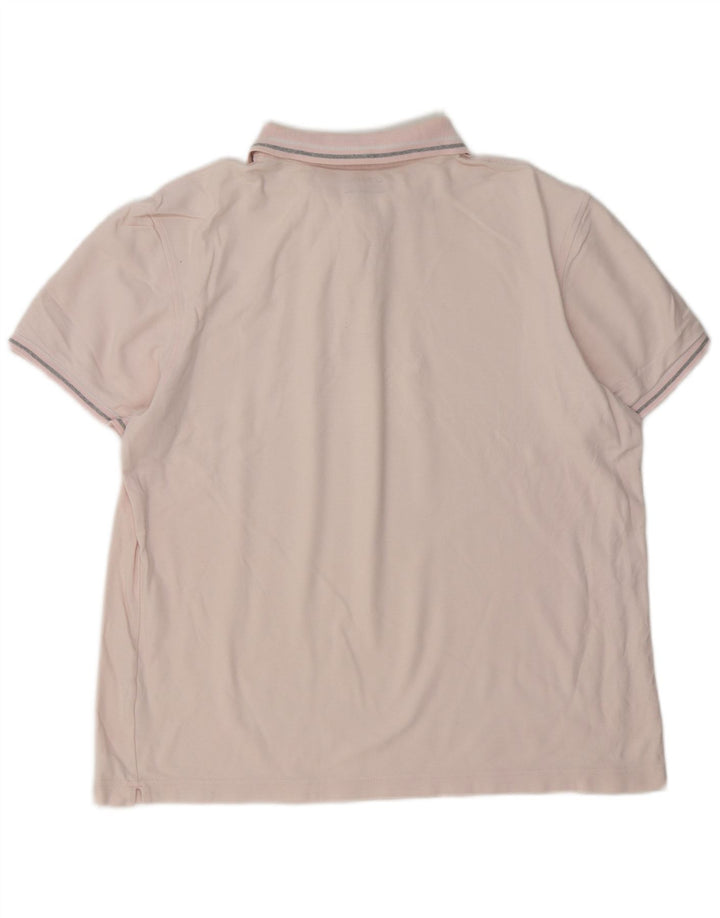 Polo Lotto Hombre Grande Rosa Algodón