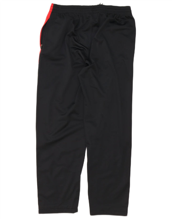 Kappa Hombre Pantalones De Chándal Large Negro Colorblock Poliéster