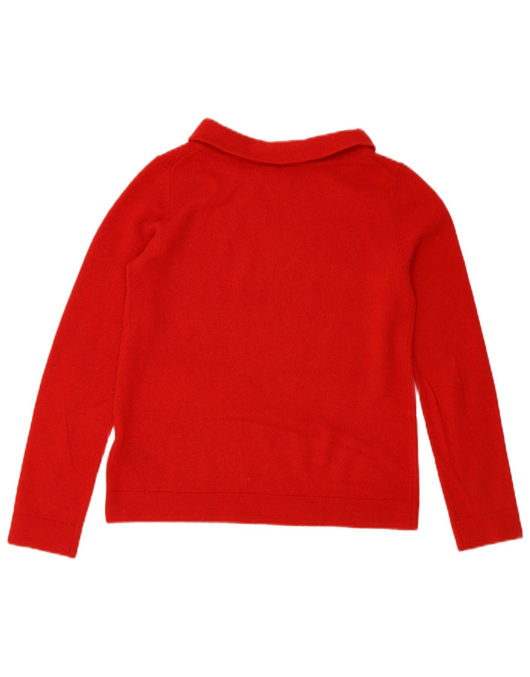 HOBBS Jersey de cuello vuelto para mujer UK 10 Small Red Wool