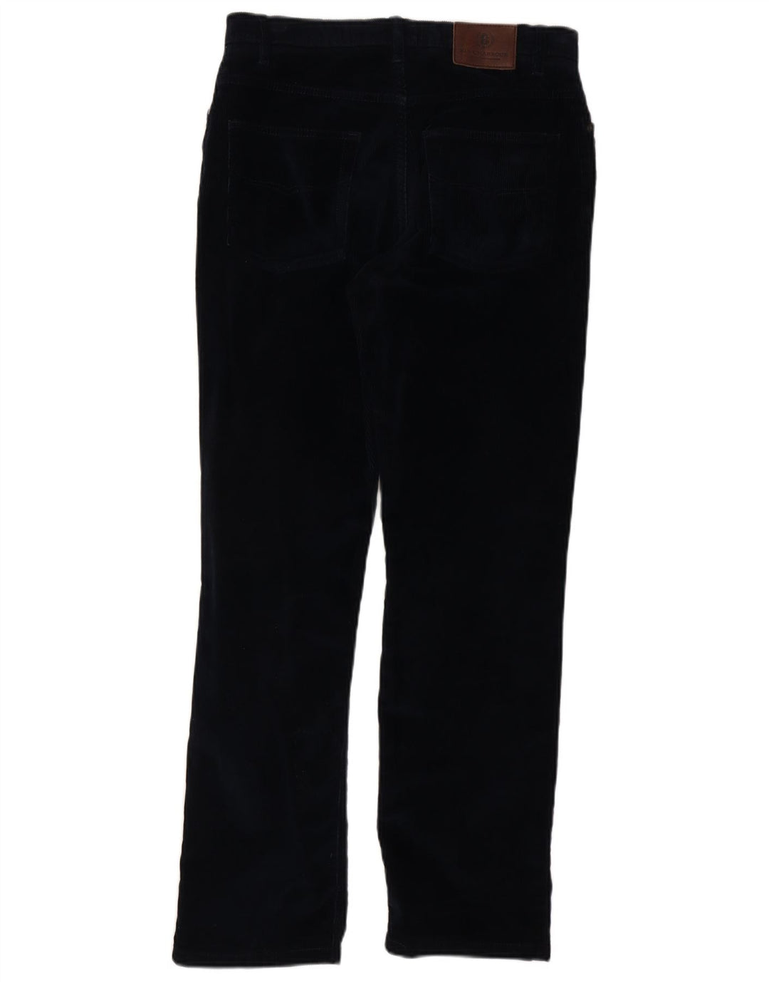 MARKS & SPENCER Pantalones rectos de pana para hombre W32 L31 Algodón azul marino