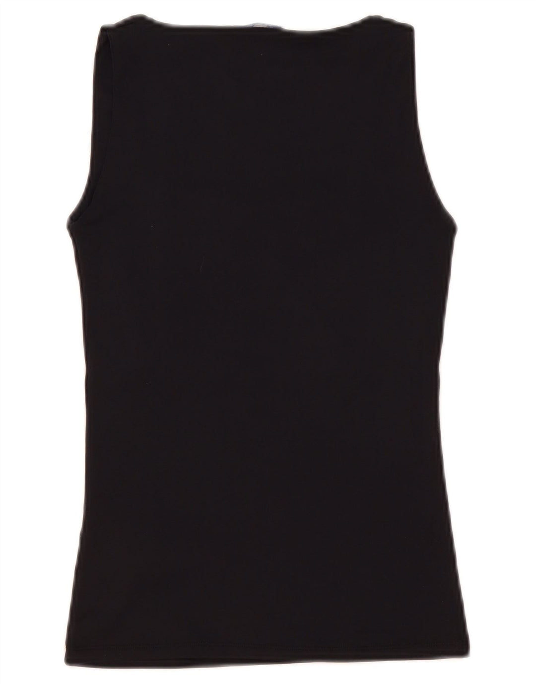 Zara Mujer Chaleco Top UK 8 Small Poliamida Negro