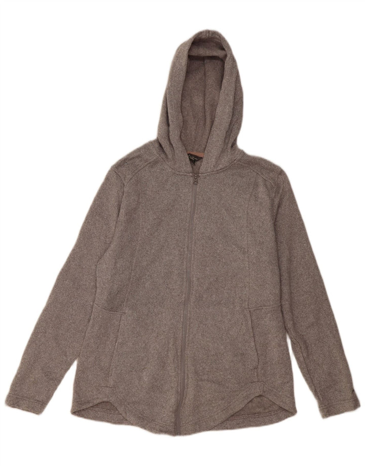 Eddie Bauer Sudadera con capucha y cremallera para mujer UK 40 XL Poliéster gris