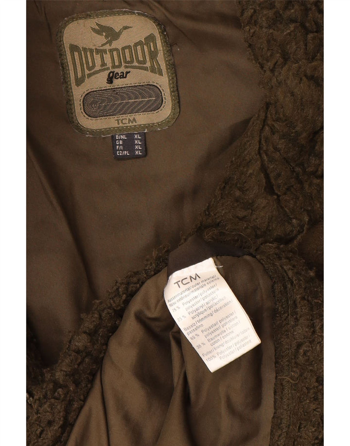 TCM Chaqueta polar para hombre UK 42 XL Caqui Poliéster