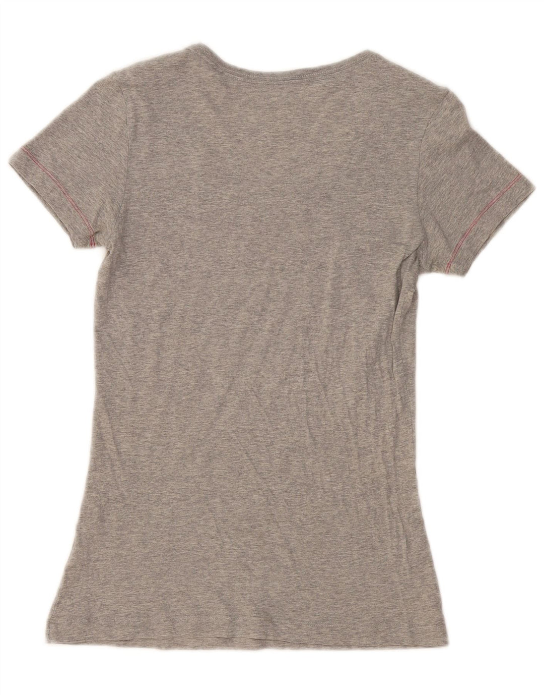 NIKE Camiseta gráfica ajustada para mujer UK 40 Gris medio moteado