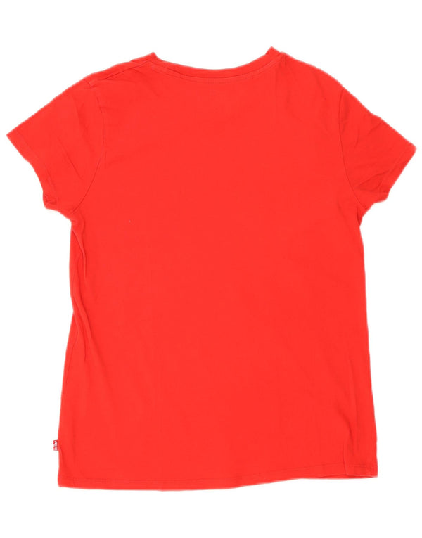 Levi's Camiseta gráfica para mujer Top UK 10 Small Red