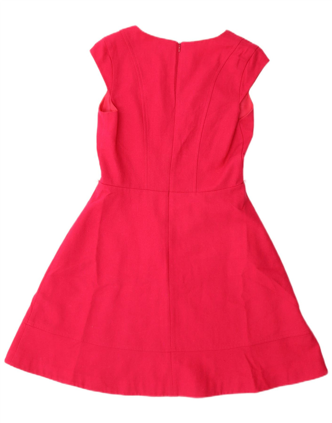 Oasis Vestido Acampanado para Mujer UK 40 Small Lana Rosa