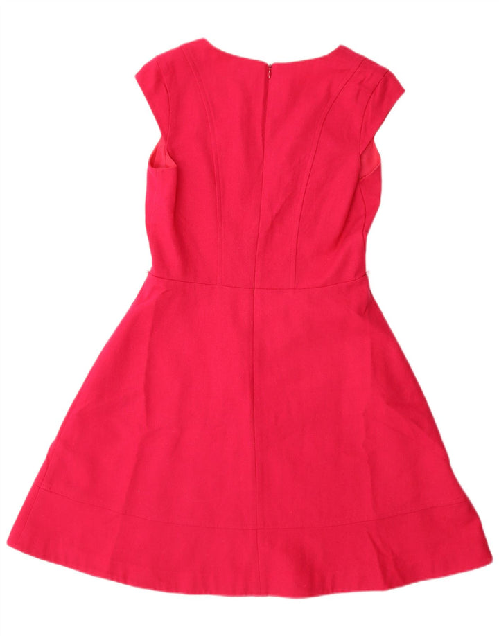 Oasis Vestido Acampanado para Mujer UK 40 Small Lana Rosa