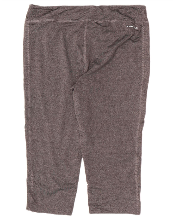 Champion Leggings Capri para mujer UK 40 Poliéster gris medio