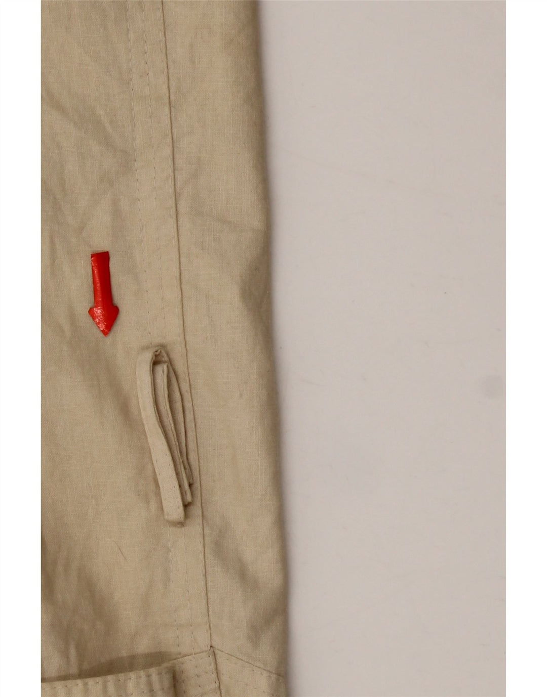 Vintage hombres doble pecho gabardina Reino Unido 38 medio beige